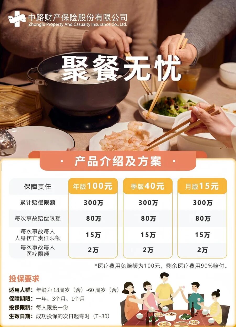 聚餐无忧 产品详情